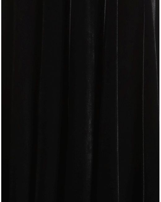 Norma Kamali Black Midi Dress Polyester, Elastane