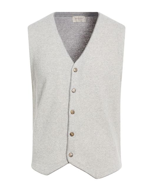 Brooksfield Gray Cardigan Virgin Wool for men