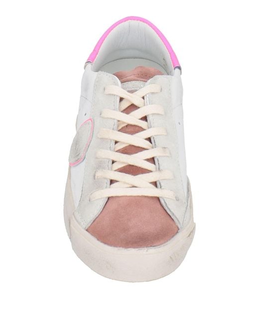 Philippe Model Pink Sneakers Leather