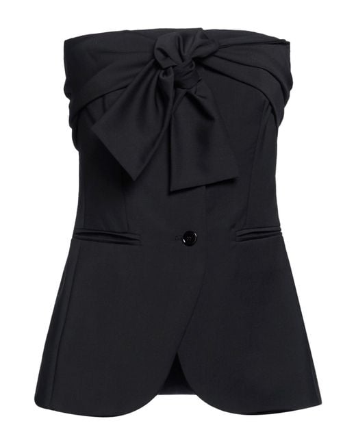 Max Mara Black Top Virgin Wool