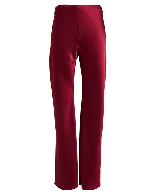 Jucca Red Burgundy Pants Polyester