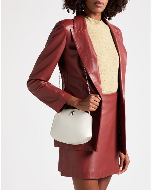 SAVETTE White Handbag Calfskin