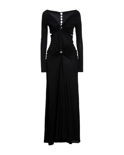 Vestido largo Rabanne de color Black