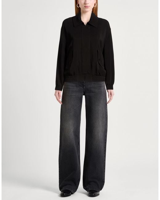 SEVENTY VENEZIA Black Jacket Viscose, Elastane