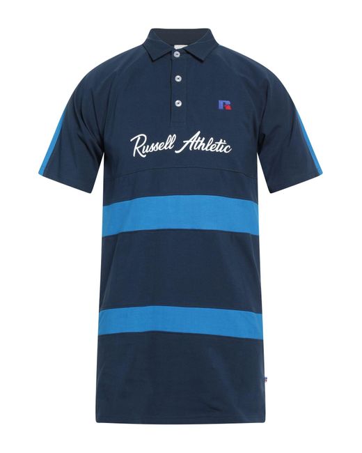Russell Blue Polo Shirt for men