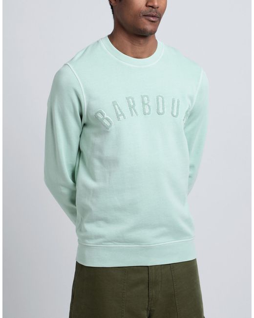 Barbour Green Sweatshirt for men