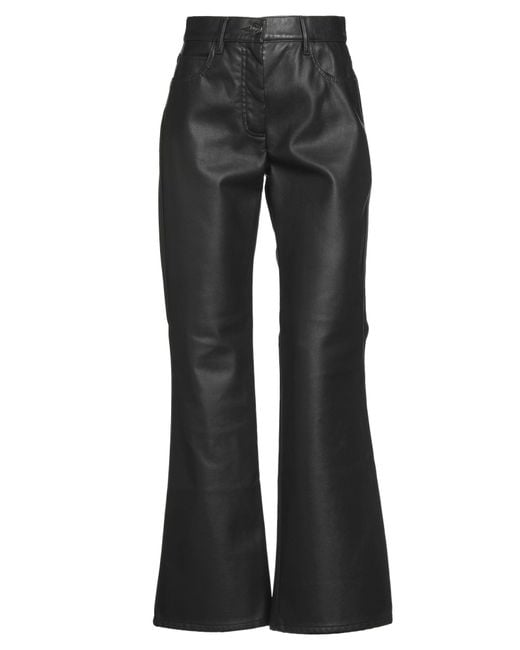 Weekend by Maxmara Black Pants Polyester, Polyurethane