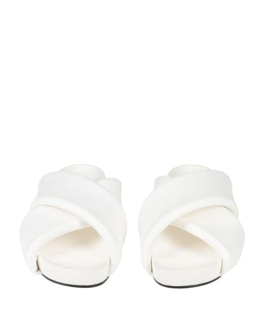 Jil Sander White Sandals