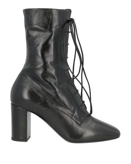 Saint Laurent Black Ankle Boots