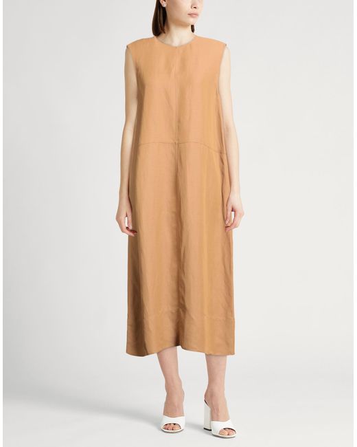 Fabiana Filippi Natural Midi Dresses