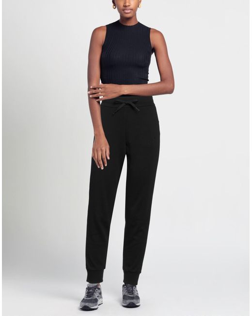 ARMANI EXCHANGE Black Pants Cotton, Polyester, Polyamide, Metallic Fiber