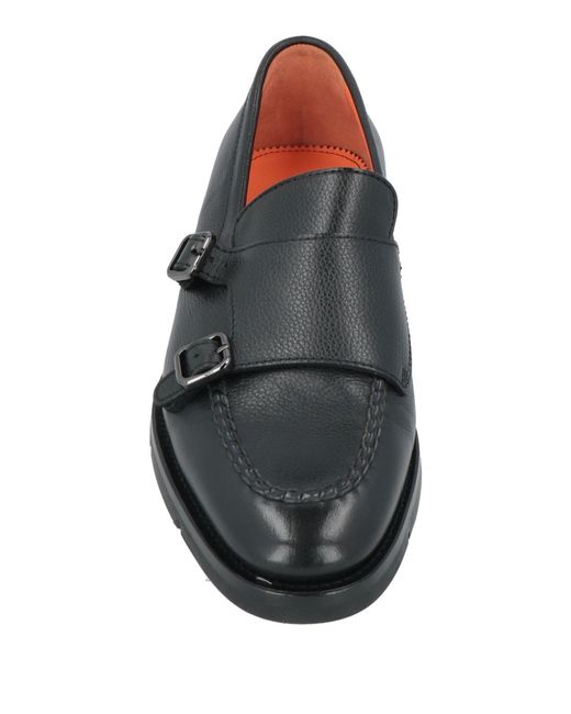 Santoni Black Loafer for men