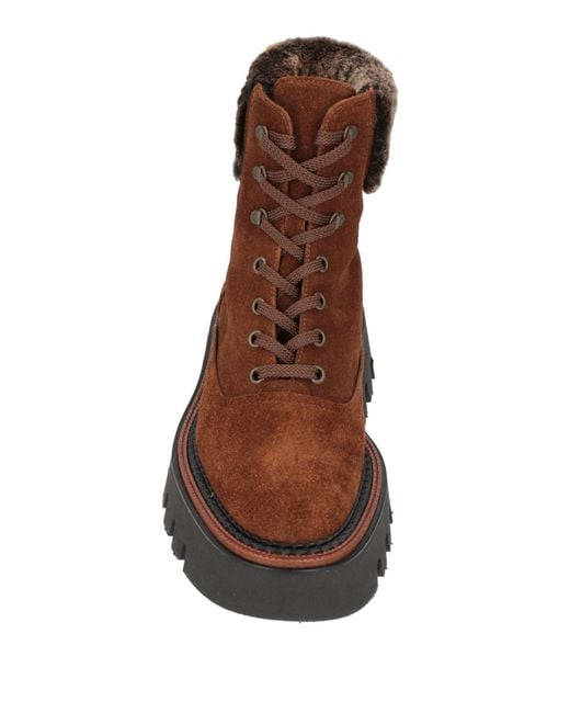 Ras Brown Ankle Boots