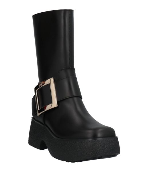 Roger Vivier Black Ankle Boots