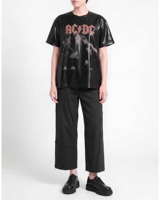 Junya Watanabe Black T-Shirt Polyester, Polyurethane