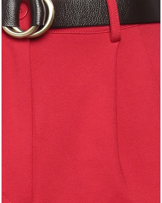Dixie Red Pants Viscose, Polyamide, Elastane