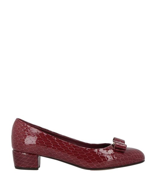 Ferragamo Red Pumps