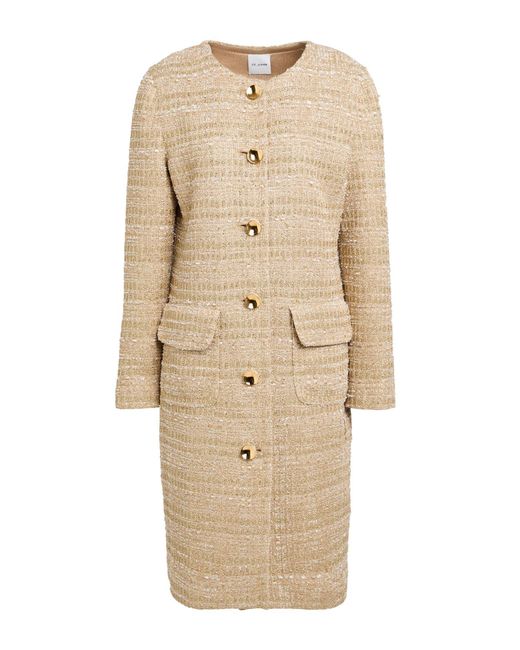 St. John Natural Coat Rayon, Polyamide, Metallic Polyester, Polyester