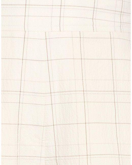 Momoní White Pants Cotton, Polyamide, Elastane