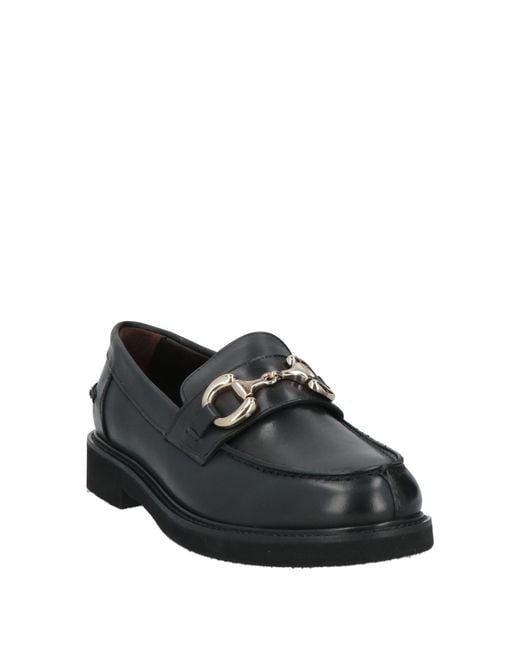 Calpierre Black Loafers Leather