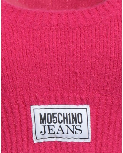 Moschino Pink Top Acrylic, Polyamide, Polyester, Wool