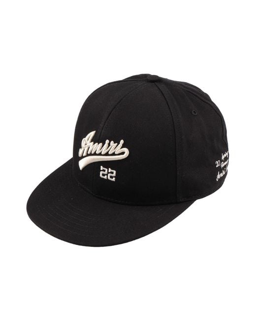 Amiri Black Hat for men
