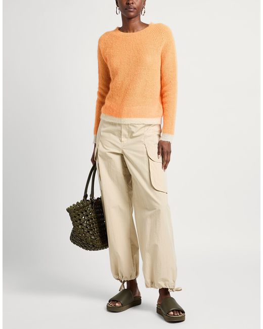 SEVENTY VENEZIA Orange Sweater Mohair Wool, Polyamide, Wool