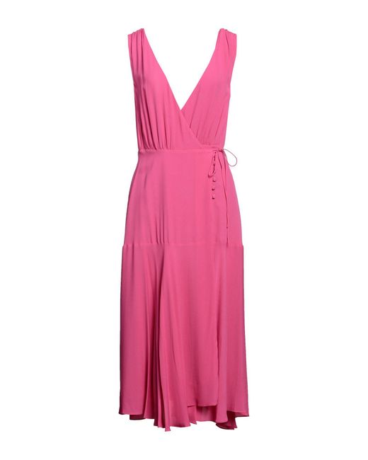 Pinko Pink Midi Dress