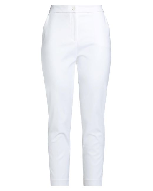 Nenette White Pants Polyester