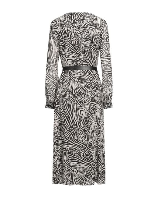 MICHAEL Michael Kors Gray Midi Dress