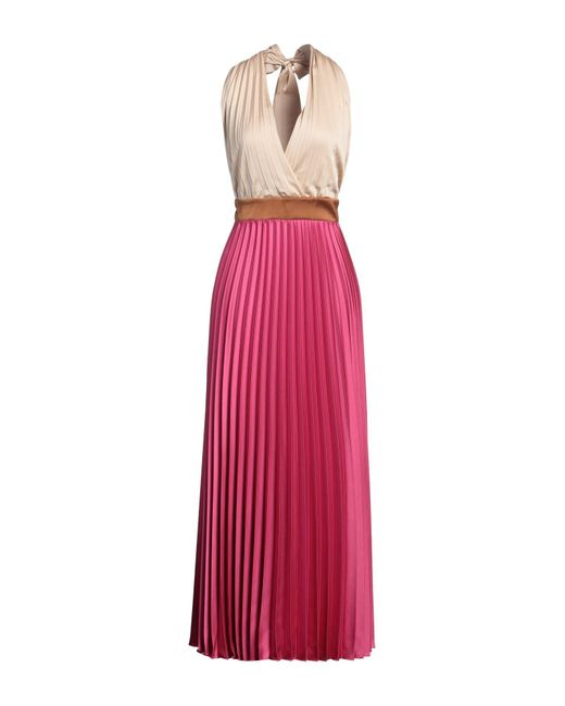 Kaos Pink Fuchsia Maxi Dress Polyester