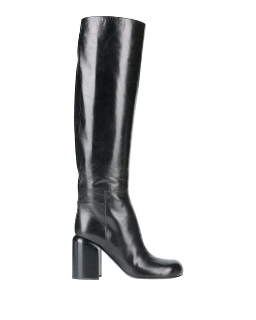 Jil Sander Black Boot Soft Leather