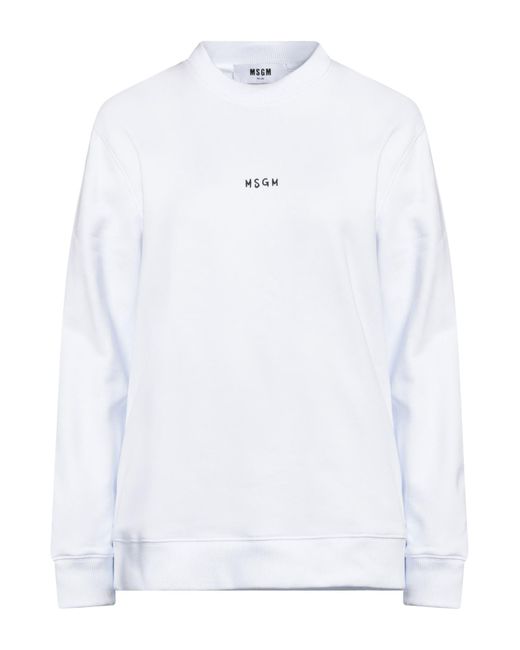 MSGM White Sweatshirt