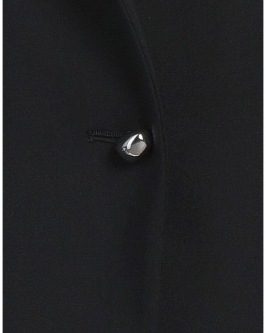 Dondup Black Blazer Polyester, Virgin Wool, Elastane