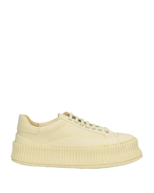 Jil Sander Natural Sneakers Textile Fibers