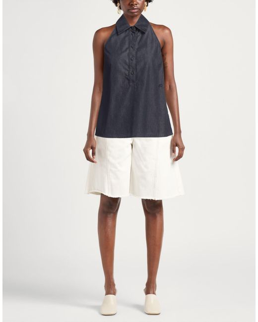Jacob Cohen Blue Top Cotton, Polyester