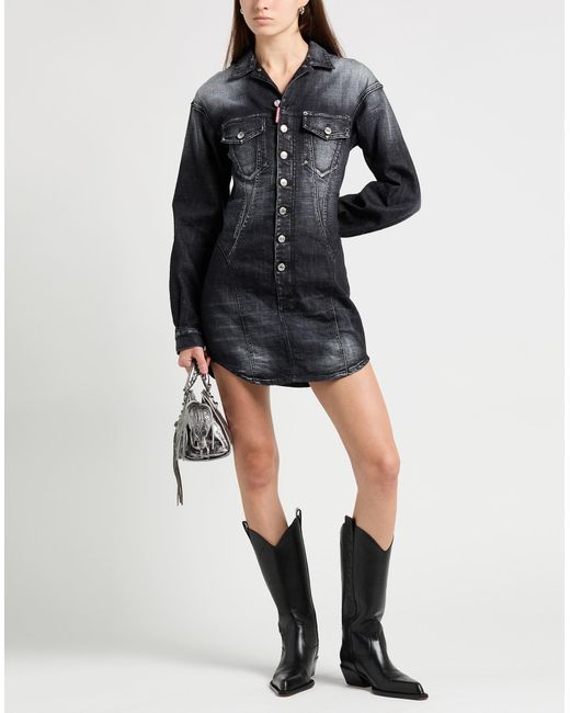 DSquared² Gray Mini Dress