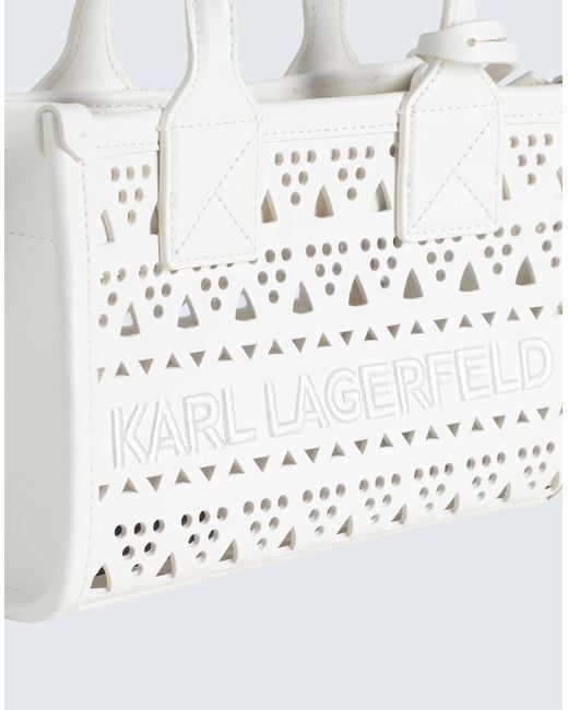 Karl Lagerfeld White Handtaschen