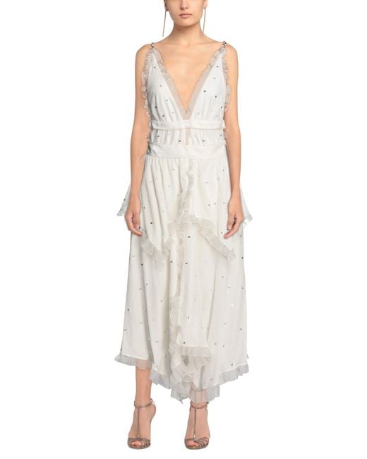 Philosophy Di Lorenzo Serafini White Maxi Dress
