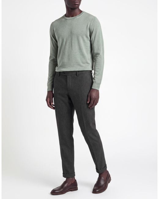 RE_HASH Black Pants Polyester, Viscose, Elastane for men