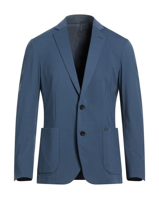 Tombolini Blue Blazer Polyamide, Elastane for men