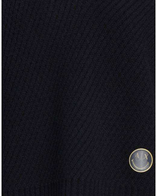 ARMANI EXCHANGE Blue Sweater Wool, Polyamide