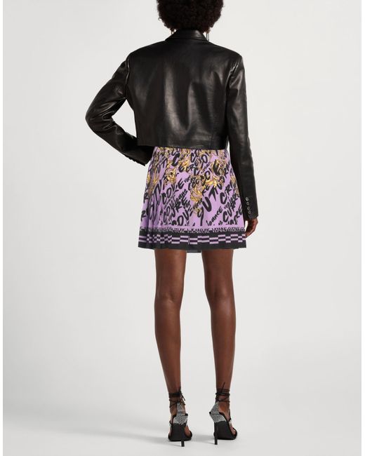 Versace Jeans Couture Purple Minirock