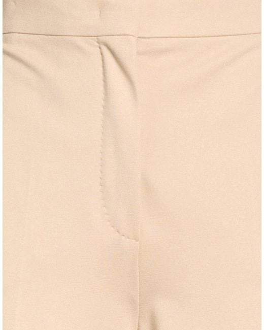 Max Mara Natural Sand Pants Viscose, Polyamide, Elastane