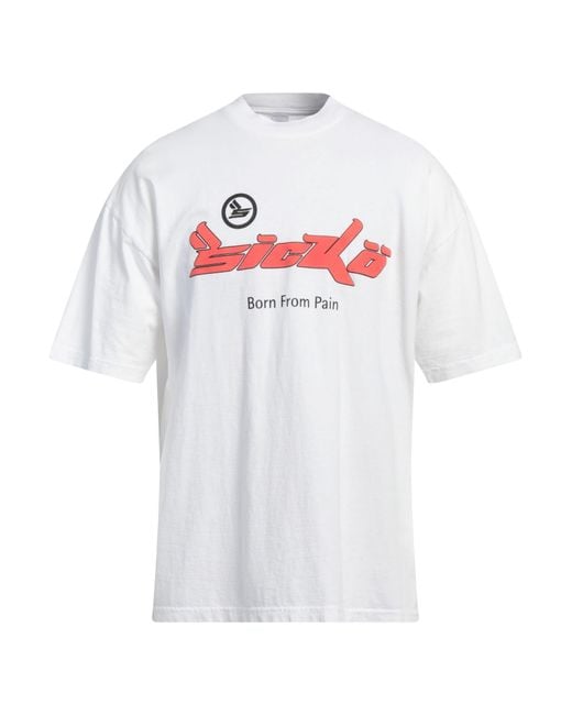 SICKO / Born From Pain White T-shirt for men
