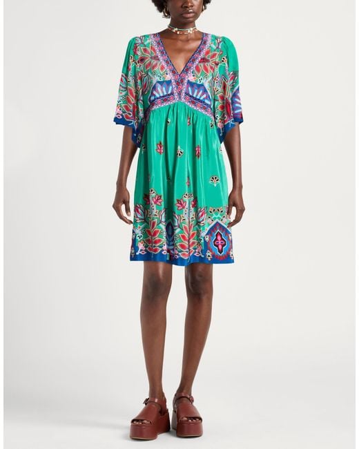 Ba&sh Blue Mini Dress Viscose
