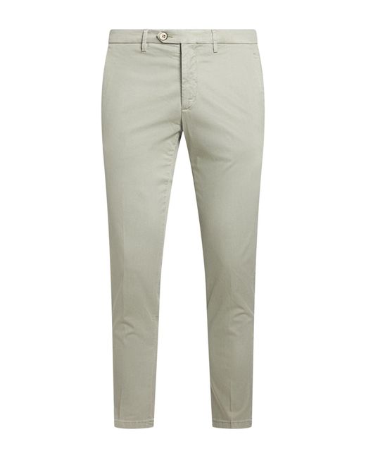 Michael Coal Gray Pants Lyocell, Elastane for men