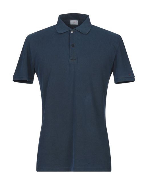 Peuterey Blue Polo Shirt for men