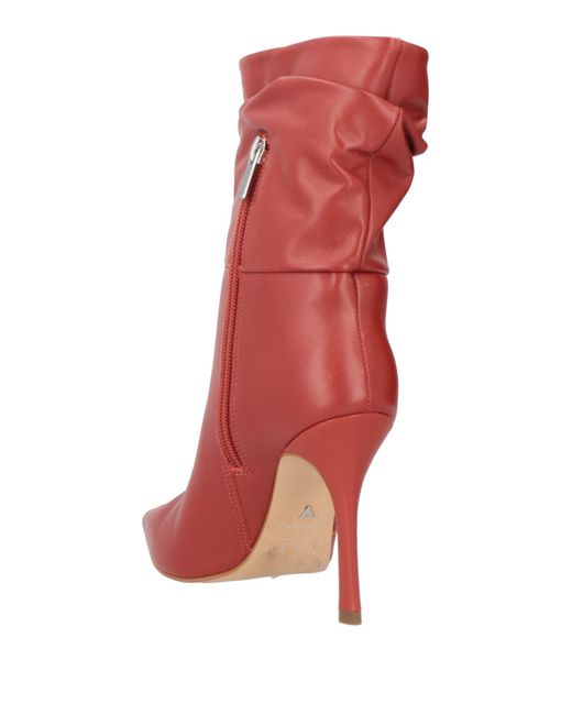 Carrano Red Ankle Boots