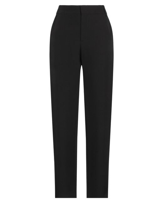 Moschino Black Pants Polyester, Elastane